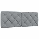 Casa si Gradina - Mobilier - Paturi si accesorii - Paturi - Cadru de pat cu LED fara saltea Gri deschis 140x190 cm Material - Infinity.ro