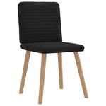 Casa si Gradina - Mobilier - Scaune si fotolii - Scaune - Scaune de bucatarie, 4 buc., negru, material textil - Infinity.ro