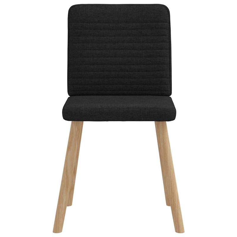 Casa si Gradina - Mobilier - Scaune si fotolii - Scaune - Scaune de bucatarie, 4 buc., negru, material textil - Infinity.ro
