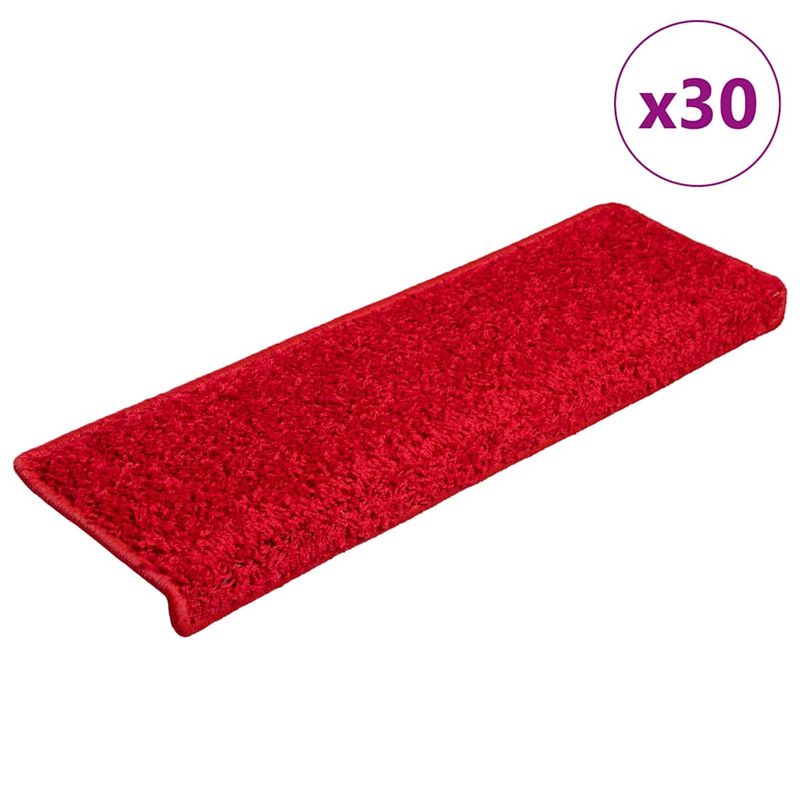 Casa si Gradina - Textile si covoare - Covoare - Covoare casa - Covorase scara 30 buc 65x21x4 cm rosu - Infinity.ro