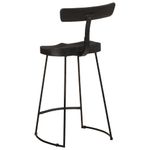 Casa si Gradina - Mobilier - Scaune si fotolii - Scaune - Scaune de bar 2 buc Negru 49x43x88 cm lemn masiv de mango - Infinity.ro