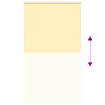 Casa si Gradina - Textile si covoare - Rulouri si jaluzele - Jaluza cu rola opaca Galben 135x210 cm Latime material 131,6 cm - Infinity.ro