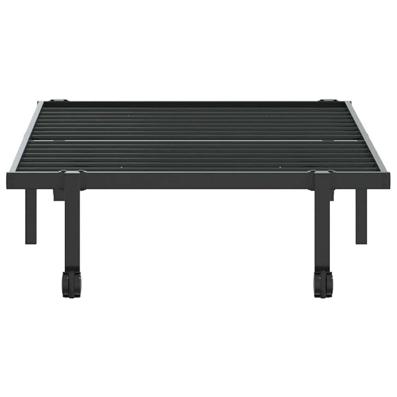 Casa si Gradina - Mobilier - Paturi si accesorii - Paturi - Cadru de pat fara saltea Pliabil Negru 90x190 cm Otel - Infinity.ro