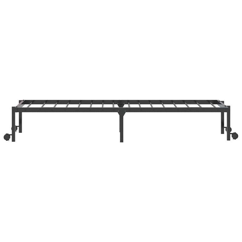 Casa si Gradina - Mobilier - Paturi si accesorii - Paturi - Cadru de pat fara saltea Pliabil Negru 90x190 cm Otel - Infinity.ro