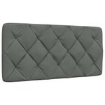 Casa si Gradina - Mobilier - Paturi si accesorii - Paturi - Cadru de pat fara saltea, gri inchis, 100x200 cm, textil - Infinity.ro