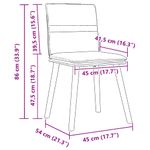 Casa si Gradina - Mobilier - Scaune si fotolii - Scaune - Scaune de sufragerie, 6 buc., albastru, material textil - Infinity.ro