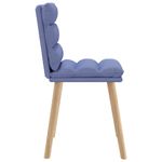 Casa si Gradina - Mobilier - Scaune si fotolii - Scaune - Scaune de sufragerie 6 buc tesatura Jeans Blue - Infinity.ro