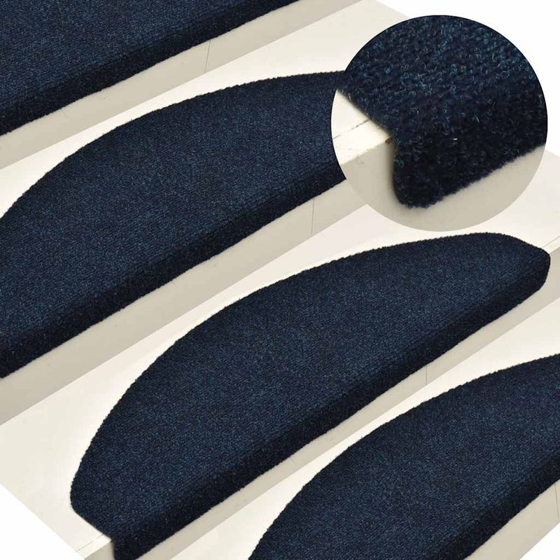 Casa si Gradina - Textile si covoare - Covoare - Covoare casa - Covorase scara autoadezive 30 buc Navy 65x21x4 cm - Infinity.ro