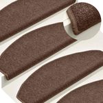 Casa si Gradina - Textile si covoare - Covoare - Covoare casa - Covorase scara 30 buc maro 65x24x4 cm - Infinity.ro