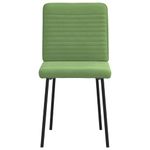Casa si Gradina - Mobilier - Scaune si fotolii - Scaune - Scaune de bucatarie, 2 buc., verde deschis, catifea - Infinity.ro