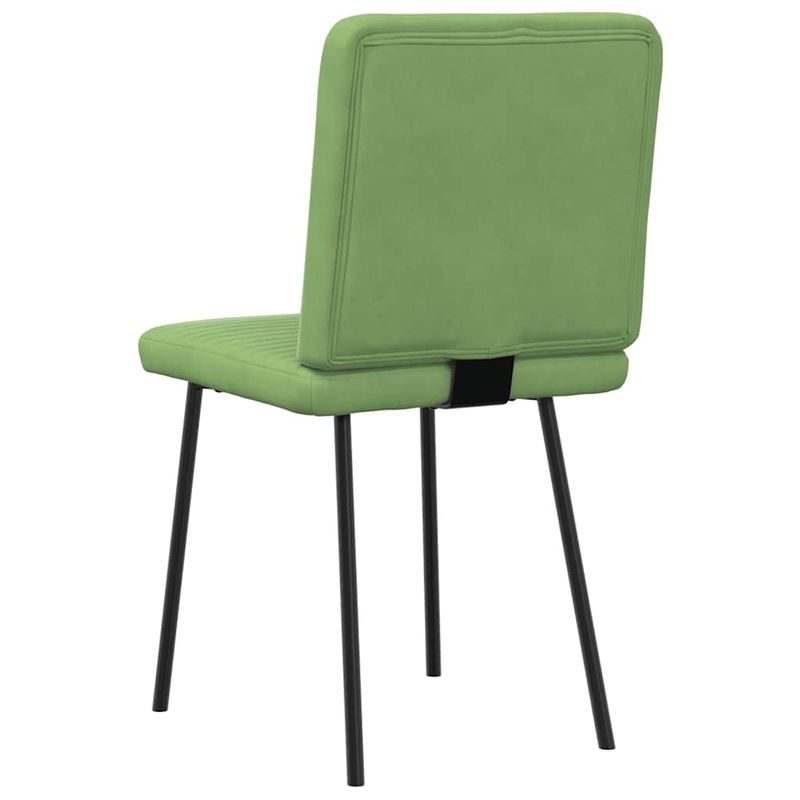 Casa si Gradina - Mobilier - Scaune si fotolii - Scaune - Scaune de bucatarie, 2 buc., verde deschis, catifea - Infinity.ro