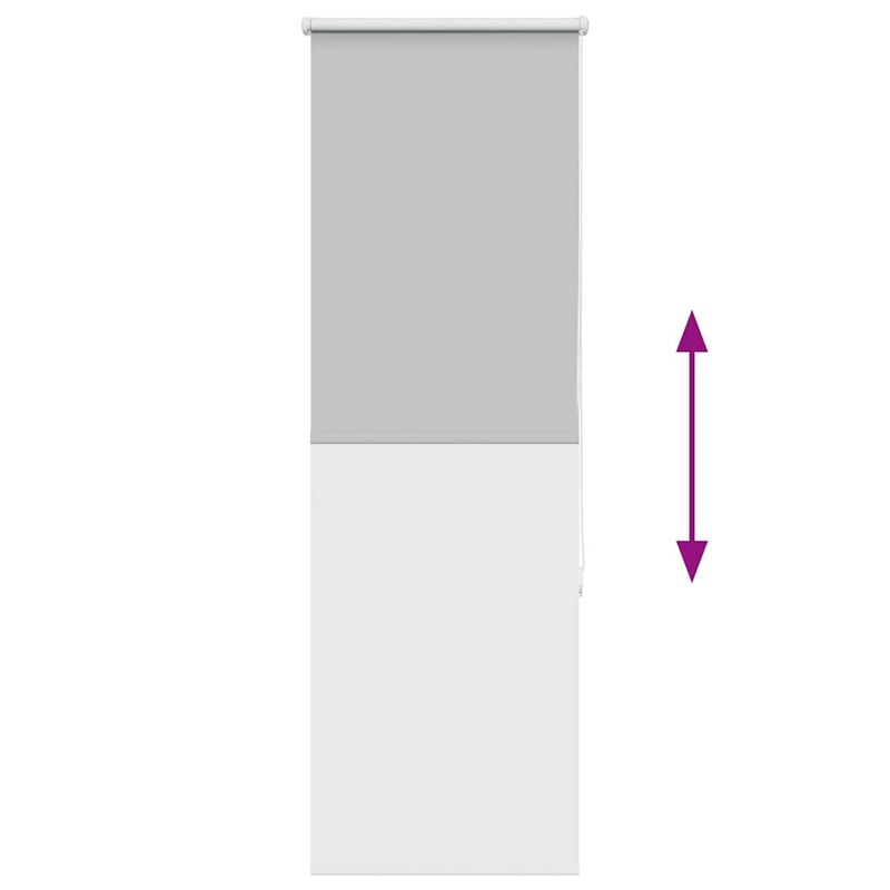 Casa si Gradina - Textile si covoare - Rulouri si jaluzele - Jaluza cu role opace 50x150 cm latime material 45,7 cm, gri deschis - Infinity.ro