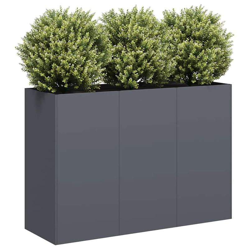 Casa si Gradina - Gradinarit si plante - Plante si ghivece - Ghivece si suporturi - Jardiniera Antracit 120x40x80 cm Otel laminat la rece - Infinity.ro