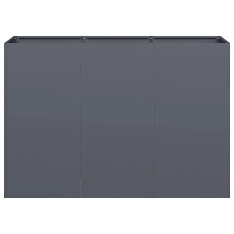 Casa si Gradina - Gradinarit si plante - Plante si ghivece - Ghivece si suporturi - Jardiniera Antracit 120x40x80 cm Otel laminat la rece - Infinity.ro