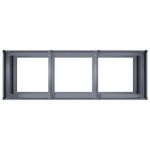 Casa si Gradina - Gradinarit si plante - Plante si ghivece - Ghivece si suporturi - Jardiniera Antracit 120x40x80 cm Otel laminat la rece - Infinity.ro