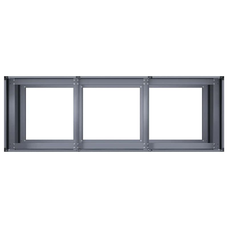 Casa si Gradina - Gradinarit si plante - Plante si ghivece - Ghivece si suporturi - Jardiniera Antracit 120x40x80 cm Otel laminat la rece - Infinity.ro