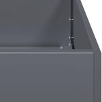 Casa si Gradina - Gradinarit si plante - Plante si ghivece - Ghivece si suporturi - Jardiniera Antracit 120x40x80 cm Otel laminat la rece - Infinity.ro