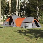 Sport si Outdoor - Camping - Corturi camping - Cort de camping pentru 5 persoane, gri/portocaliu, impermeabil - Infinity.ro