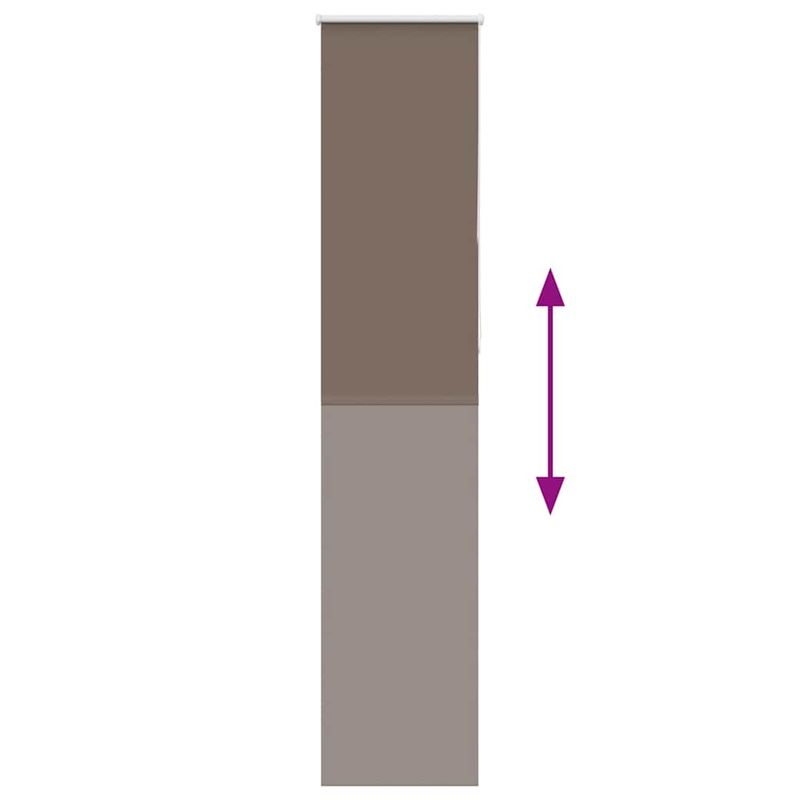 Casa si Gradina - Textile si covoare - Rulouri si jaluzele - Jaluza cu role opace cafea 50x210 cm latime tesatura 45,7 cm - Infinity.ro