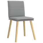 Casa si Gradina - Mobilier - Scaune si fotolii - Scaune - Scaune de bucatarie pivotante, 4 buc., gri deschis, textil - Infinity.ro