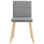 Casa si Gradina - Mobilier - Scaune si fotolii - Scaune - Scaune de bucatarie pivotante, 4 buc., gri deschis, textil - Infinity.ro