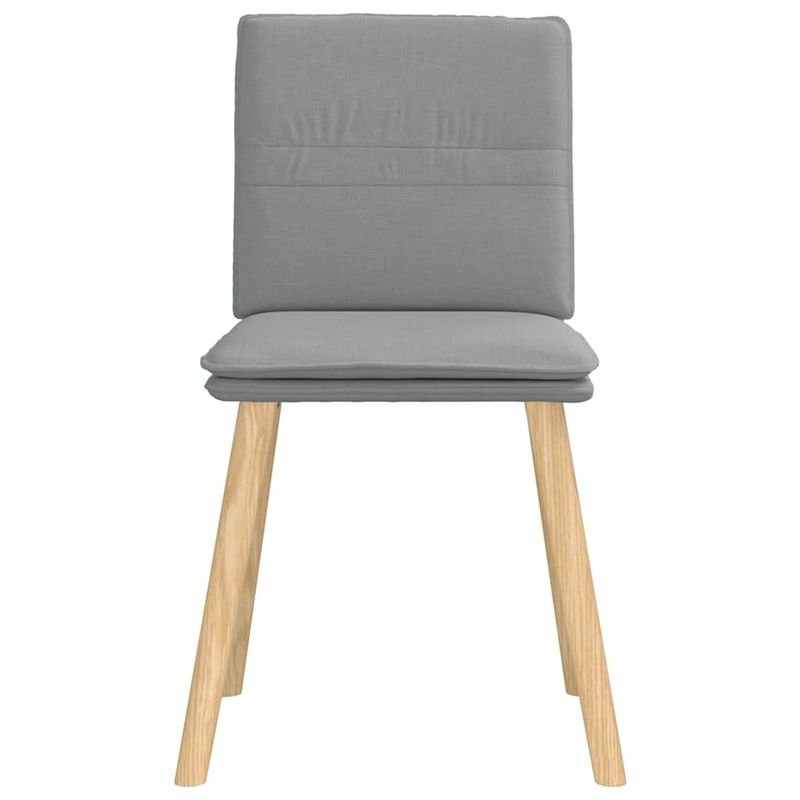 Casa si Gradina - Mobilier - Scaune si fotolii - Scaune - Scaune de bucatarie pivotante, 4 buc., gri deschis, textil - Infinity.ro