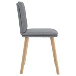 Casa si Gradina - Mobilier - Scaune si fotolii - Scaune - Scaune de bucatarie pivotante, 4 buc., gri deschis, textil - Infinity.ro