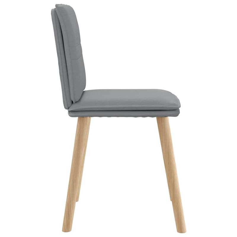Casa si Gradina - Mobilier - Scaune si fotolii - Scaune - Scaune de bucatarie pivotante, 4 buc., gri deschis, textil - Infinity.ro
