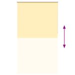 Casa si Gradina - Textile si covoare - Rulouri si jaluzele - Jaluza cu role opace Galben 125x210 cm latime material 121,6 cm - Infinity.ro