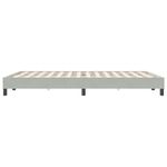 Casa si Gradina - Mobilier - Paturi si accesorii - Paturi - Pat cu arcuri fara saltea gri deschis 160x220 cm catifea - Infinity.ro
