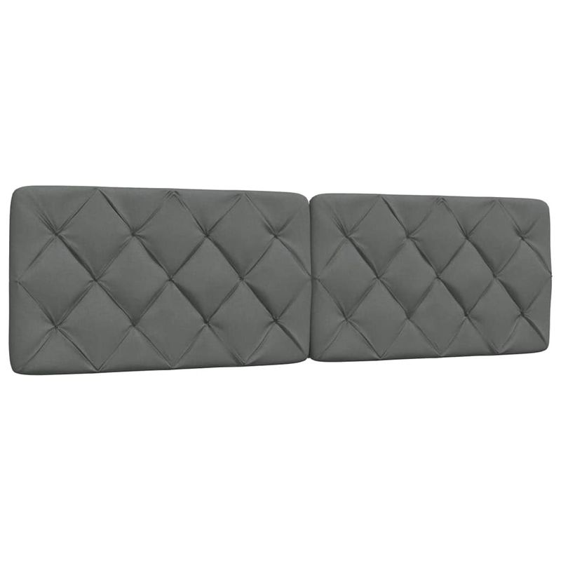 Casa si Gradina - Mobilier - Paturi si accesorii - Paturi - Pat cu saltea, gri inchis, 180x200 cm, textil - Infinity.ro