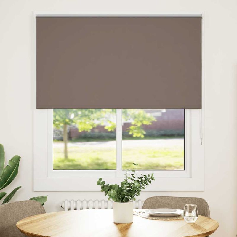 Casa si Gradina - Textile si covoare - Rulouri si jaluzele - Jaluza cu role opace cafea 120x175 cm latime tesatura 116,6 cm - Infinity.ro