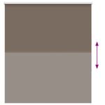 Casa si Gradina - Textile si covoare - Rulouri si jaluzele - Jaluza cu role opace cafea 120x175 cm latime tesatura 116,6 cm - Infinity.ro