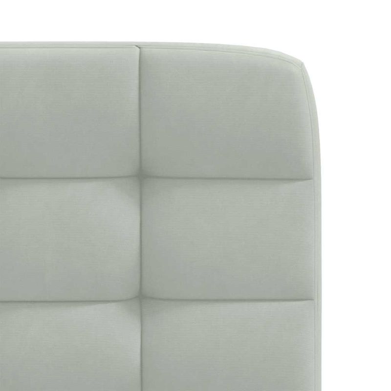 Casa si Gradina - Mobilier - Scaune si fotolii - Scaune - Scaune de bucatarie, 4 buc., gri deschis, catifea - Infinity.ro