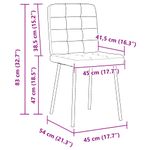 Casa si Gradina - Mobilier - Scaune si fotolii - Scaune - Scaune de bucatarie, 4 buc., gri deschis, catifea - Infinity.ro