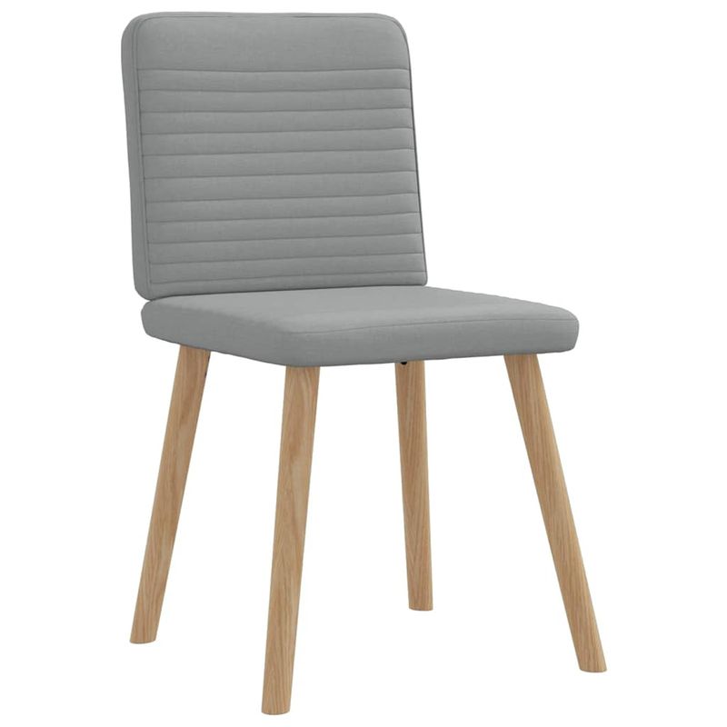 Casa si Gradina - Mobilier - Scaune si fotolii - Scaune - Scaune de bucatarie pivotante, 4 buc., gri deschis, textil - Infinity.ro