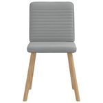 Casa si Gradina - Mobilier - Scaune si fotolii - Scaune - Scaune de bucatarie pivotante, 4 buc., gri deschis, textil - Infinity.ro
