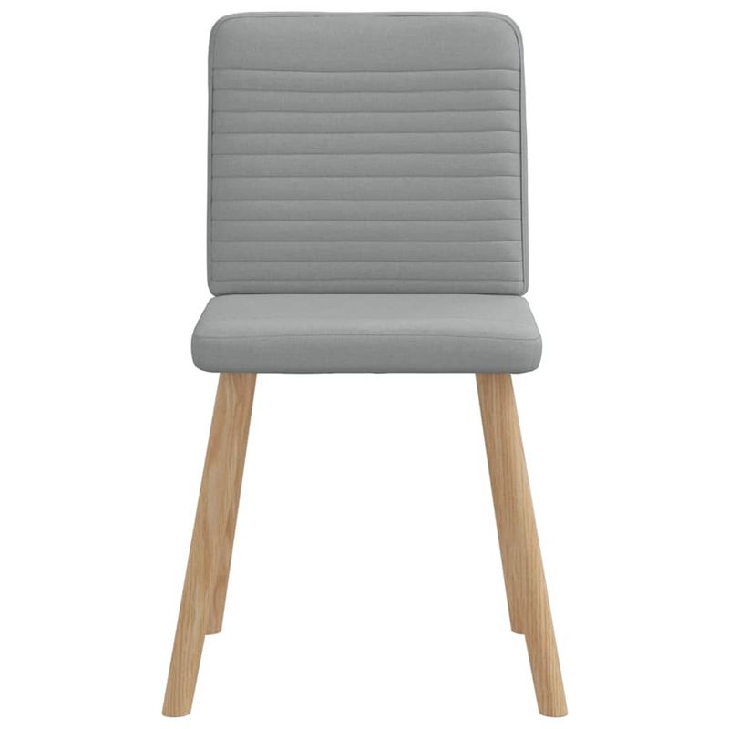 Casa si Gradina - Mobilier - Scaune si fotolii - Scaune - Scaune de bucatarie pivotante, 4 buc., gri deschis, textil - Infinity.ro