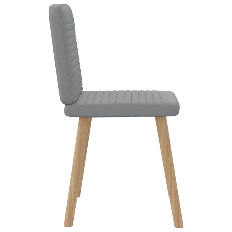 Casa si Gradina - Mobilier - Scaune si fotolii - Scaune - Scaune de bucatarie pivotante, 4 buc., gri deschis, textil - Infinity.ro