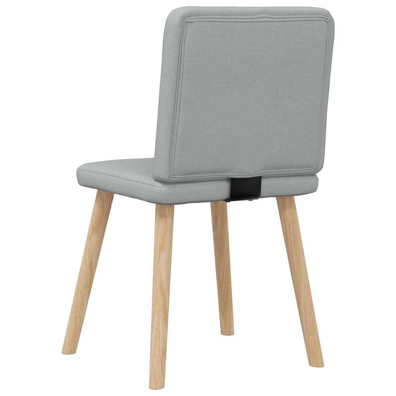 Casa si Gradina - Mobilier - Scaune si fotolii - Scaune - Scaune de bucatarie pivotante, 4 buc., gri deschis, textil - Infinity.ro