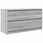 Casa si Gradina - Mobilier - Comode si corpuri - Comode - Comoda TV, gri sonoma, 100x35x54 cm, lemn compozit, lăţime 100 cm - Infinity.ro