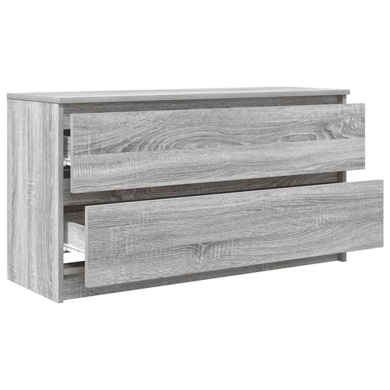 Casa si Gradina - Mobilier - Comode si corpuri - Comode - Comoda TV, gri sonoma, 100x35x54 cm, lemn compozit, lăţime 100 cm - Infinity.ro
