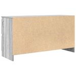 Casa si Gradina - Mobilier - Comode si corpuri - Comode - Comoda TV, gri sonoma, 100x35x54 cm, lemn compozit, lăţime 100 cm - Infinity.ro