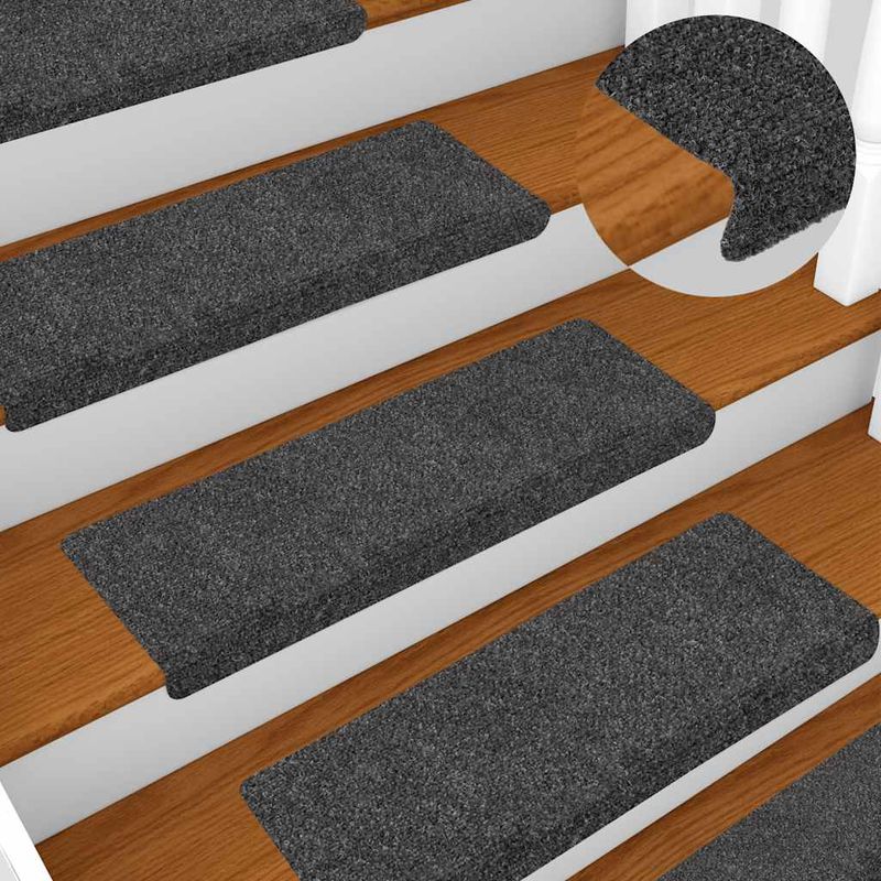 Casa si Gradina - Textile si covoare - Covoare - Covoare casa - Covorase scara autoadezive 30 buc Antracit 65x21x4 cm - Infinity.ro