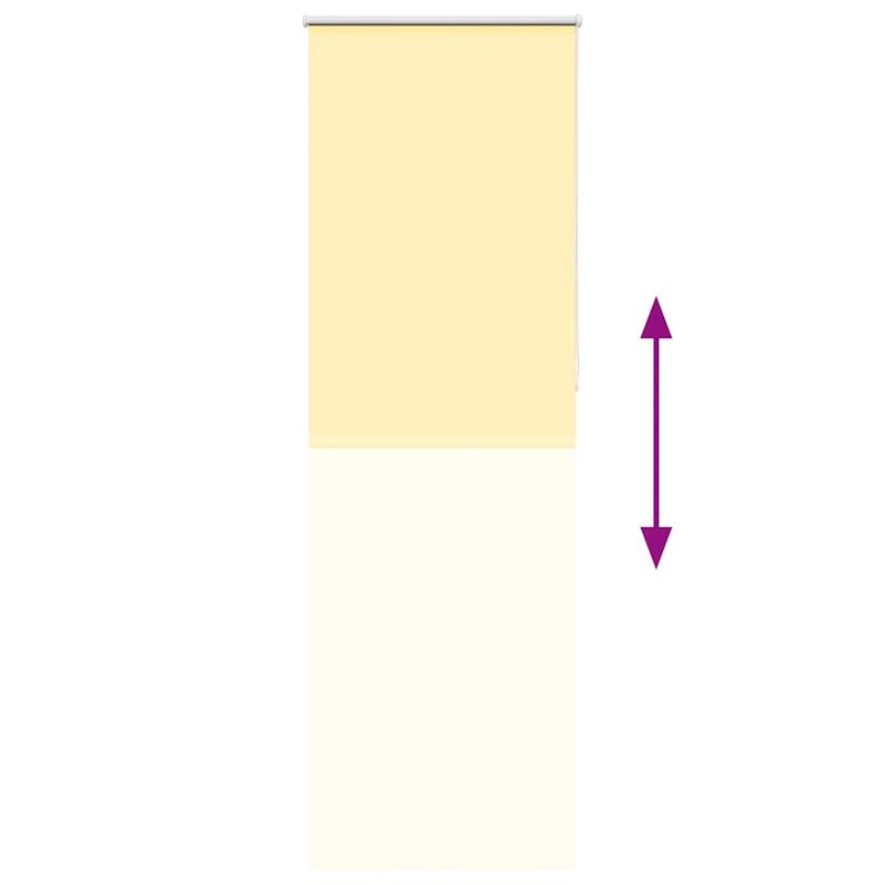 Casa si Gradina - Textile si covoare - Rulouri si jaluzele - Jaluza cu role opace galben 80x230 cm latime material 75,7 cm - Infinity.ro