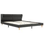 Casa si Gradina - Mobilier - Paturi si accesorii - Paturi - Cadru de pat cu LED-uri, gri inchis, 180x200 cm, panza de sac - Infinity.ro