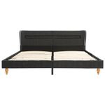 Casa si Gradina - Mobilier - Paturi si accesorii - Paturi - Cadru de pat cu LED-uri, gri inchis, 180x200 cm, panza de sac - Infinity.ro