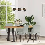 Casa si Gradina - Mobilier - Scaune si fotolii - Scaune - Scaune de bucatarie, 4 buc., gri deschis, catifea - Infinity.ro