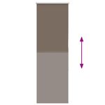 Casa si Gradina - Textile si covoare - Rulouri si jaluzele - Jaluza cu role opace cafea 50x150 cm latime tesatura 45,7 cm - Infinity.ro