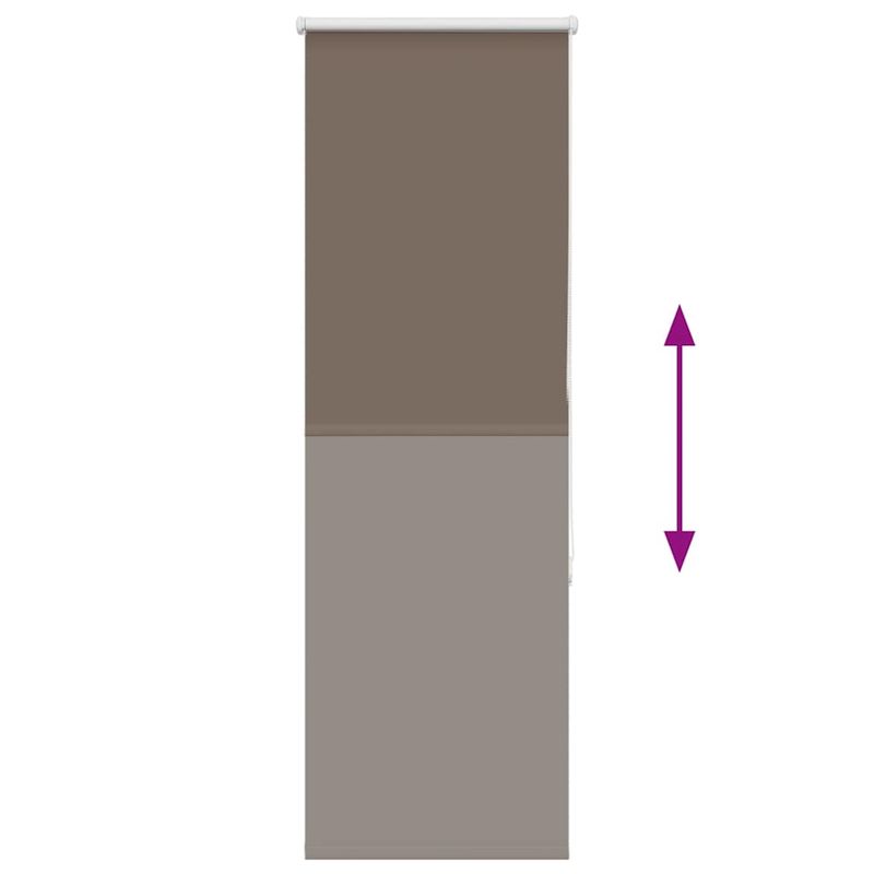 Casa si Gradina - Textile si covoare - Rulouri si jaluzele - Jaluza cu role opace cafea 50x150 cm latime tesatura 45,7 cm - Infinity.ro